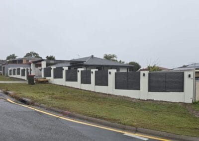 aluminium slat fencing logan