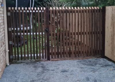 timber gate installation Logan