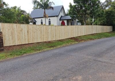 timber paling fence chambers flat