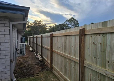 Woodridge timber fencing