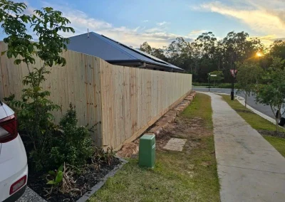 timber paling fence Logan Central