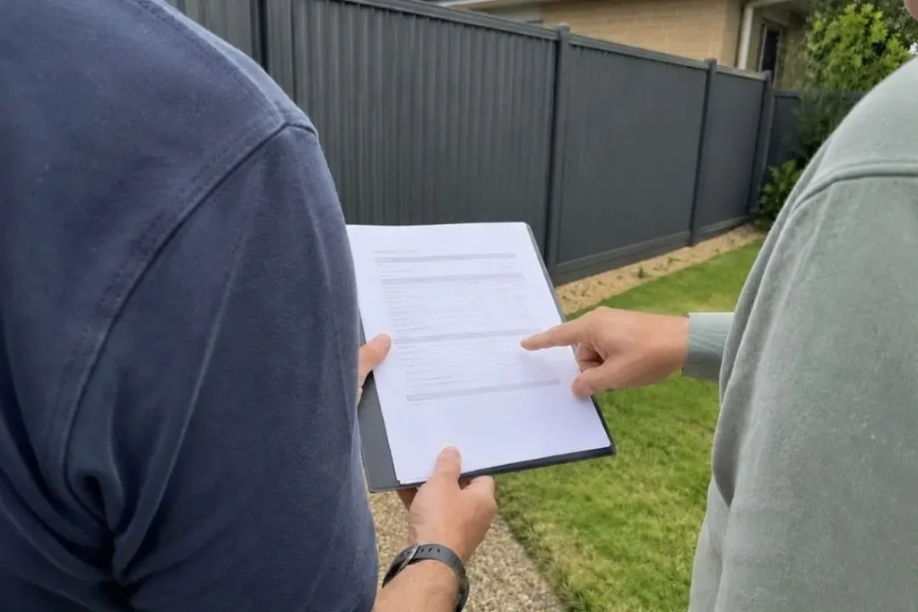 neighbours going over contract